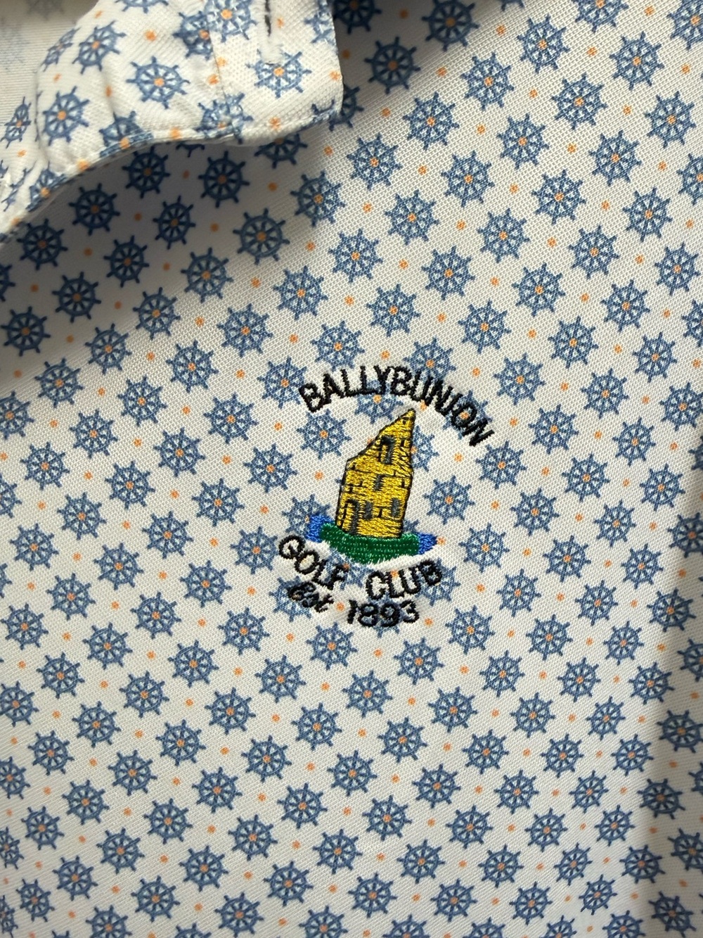 Turtleson Wheel Pattern Polo - Picture 3 of 11